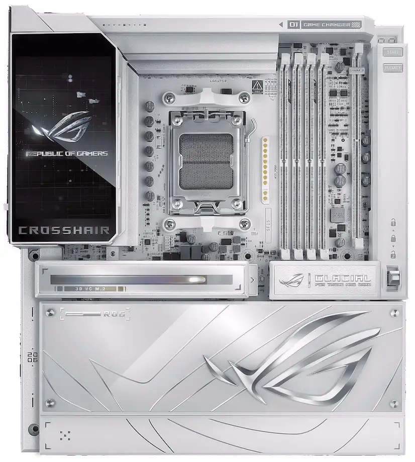 Barajas Gaming - Montaje Placa Base ASUS ROG CROSSHAIR X870E GLACIAL Barajas