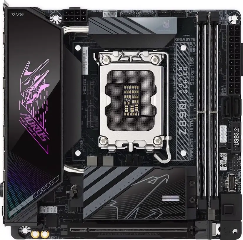 Montaje Placa Base Gigabyte Z890I AORUS ULTRA Gaming PC Barajas